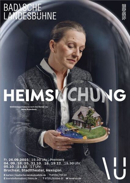 01.Plakat der badischen Landesbuehne zum Stück Heimsuchung - Foto Manuel Wagner